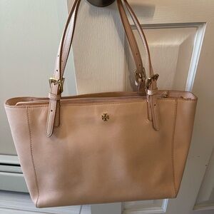 Tory Burch Blush Leather Tote